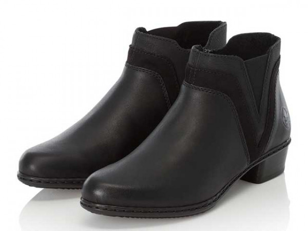 Rieker Damen Stiefelette Black