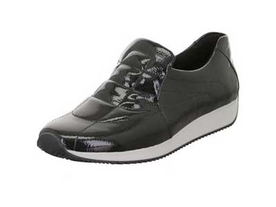 Ara Damen Sneaker Gil schwarz/patent